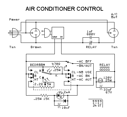 a.c thermostat control