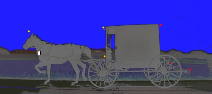 Amish buggy lights