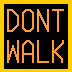 Pedestrian signal dont-walk