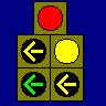 flashing yellow arrows signal