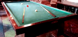 three-rail billiards
