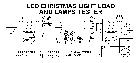 Christmas Lights Circuit & Schematic (DIY)