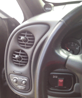 Instrument panel with second gear start
