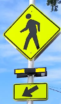 Rapid flashing rectangular beacon